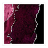 Burgundy & Silver Agate Texture 01  (Print Only) thumbnail