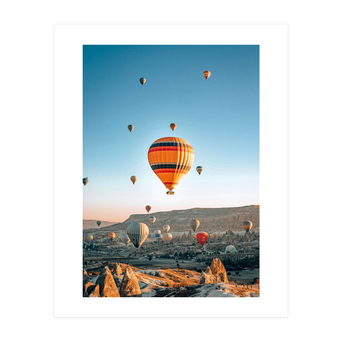 Hot Air Balloons Cappadocia Sunrise (Print Only)