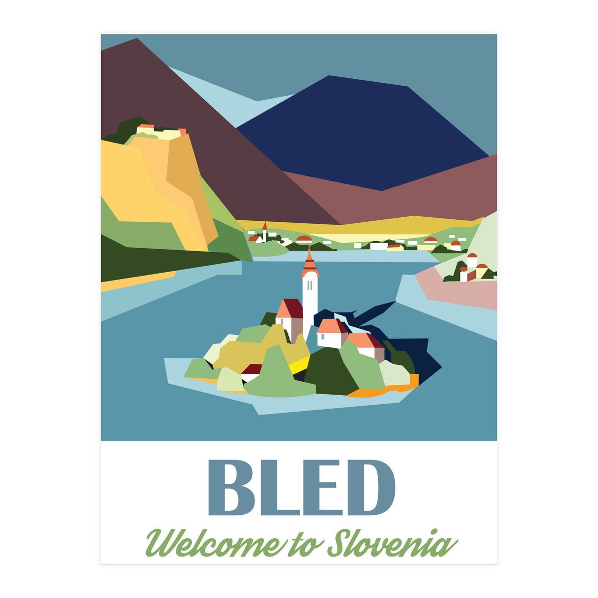 Bled, Welcome To Slovenia (Print Only)