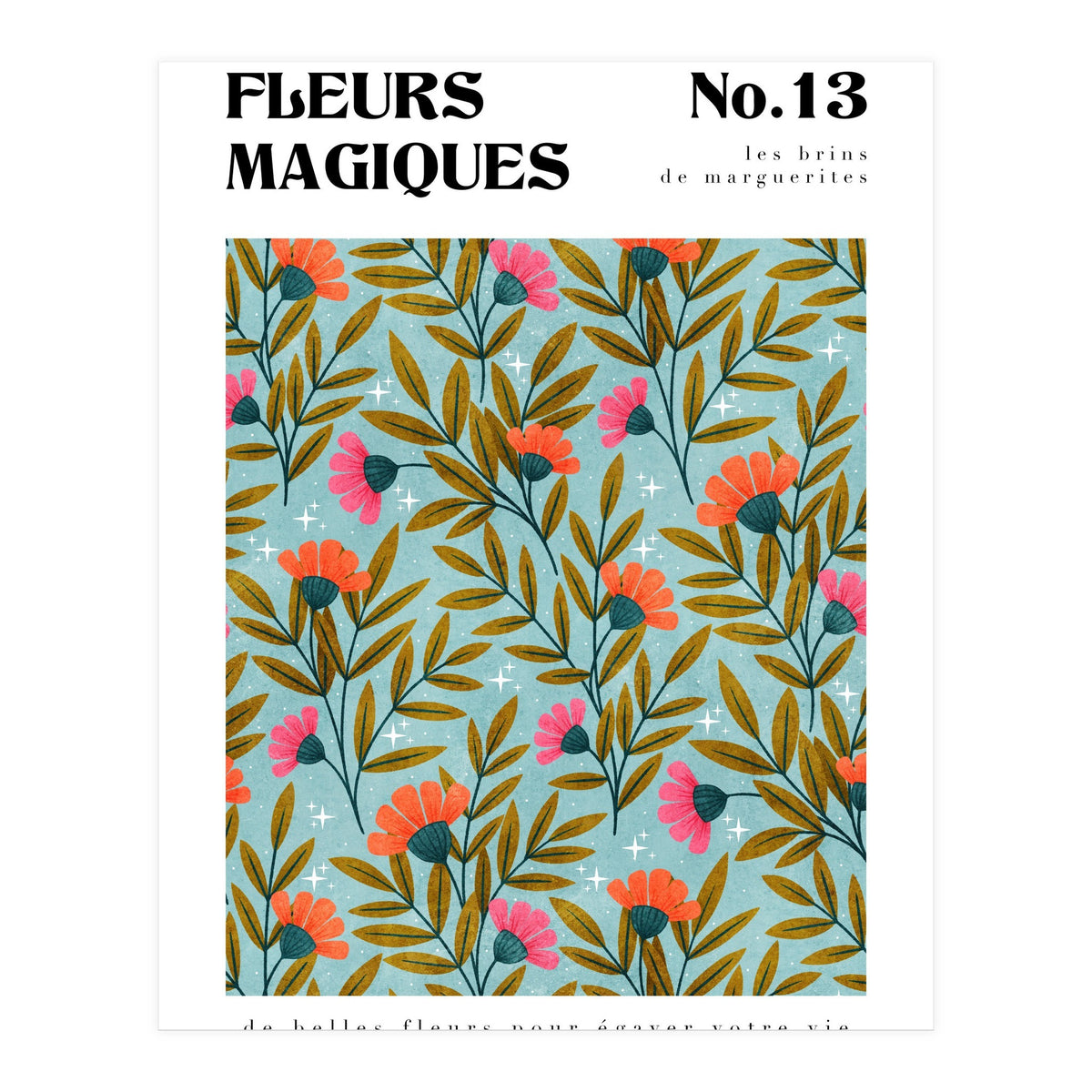Magical Flowers No.13 Daisy Sprigs (Print Only)