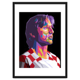 Luka Modric pop art portrait thumbnail