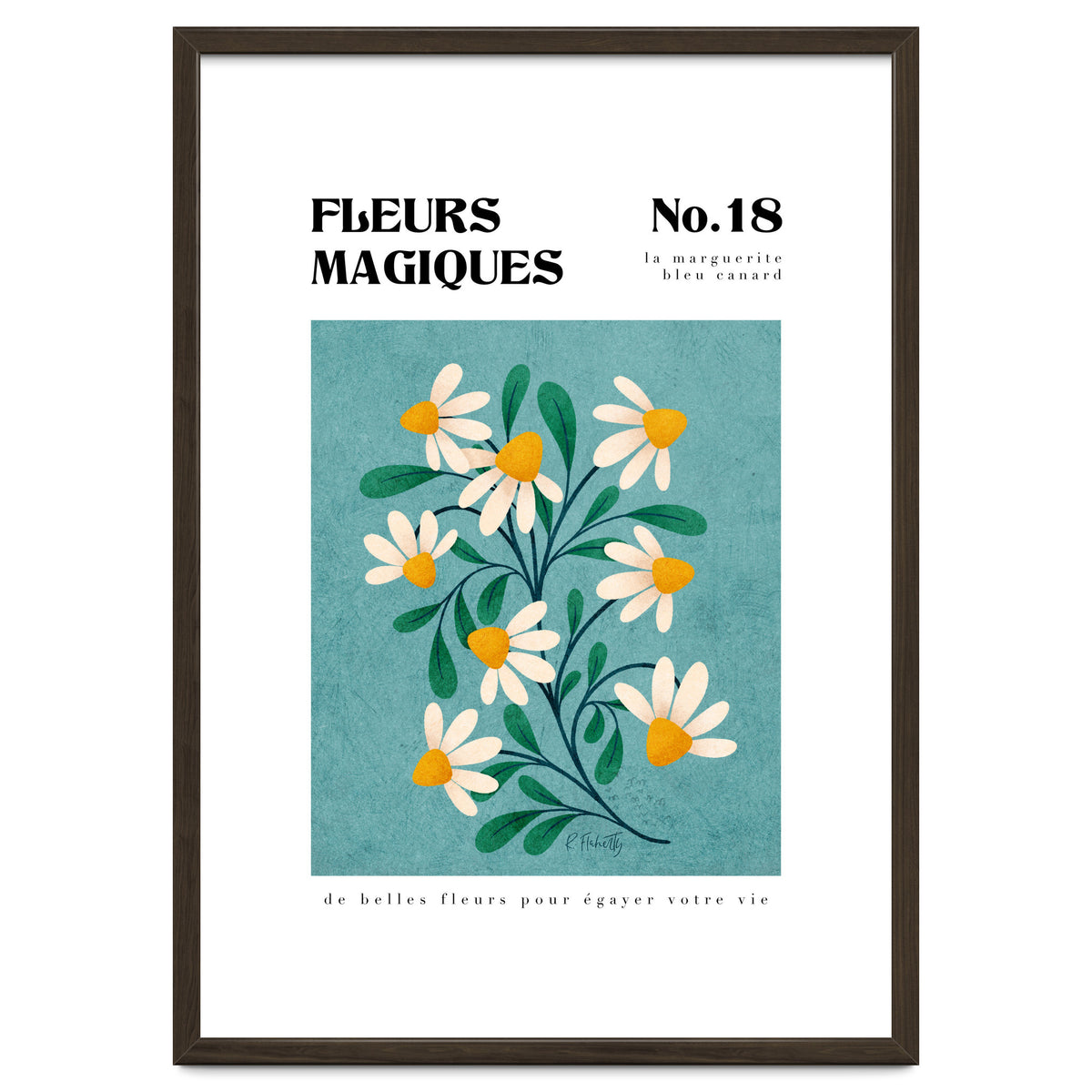Magical Flowers No.18 Duck Egg Daisies