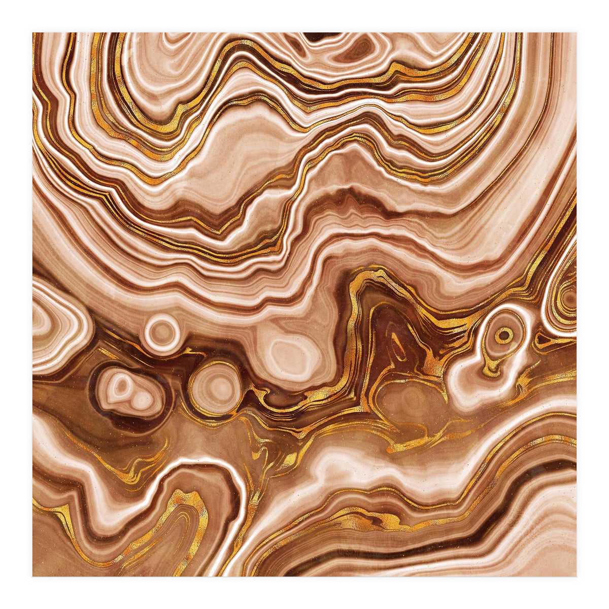 Golden Agate Texture 09 (Print Only)