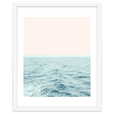 Sea Breeze, Minimal Nature Ocean Photography, Scenic Landscape Pastel Luxe Sea thumbnail