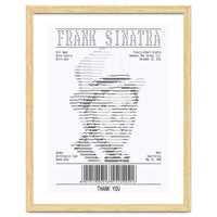 Receipt Art Frank Sinatra