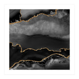 Black & Gold Agate Texture 02 (Print Only) thumbnail