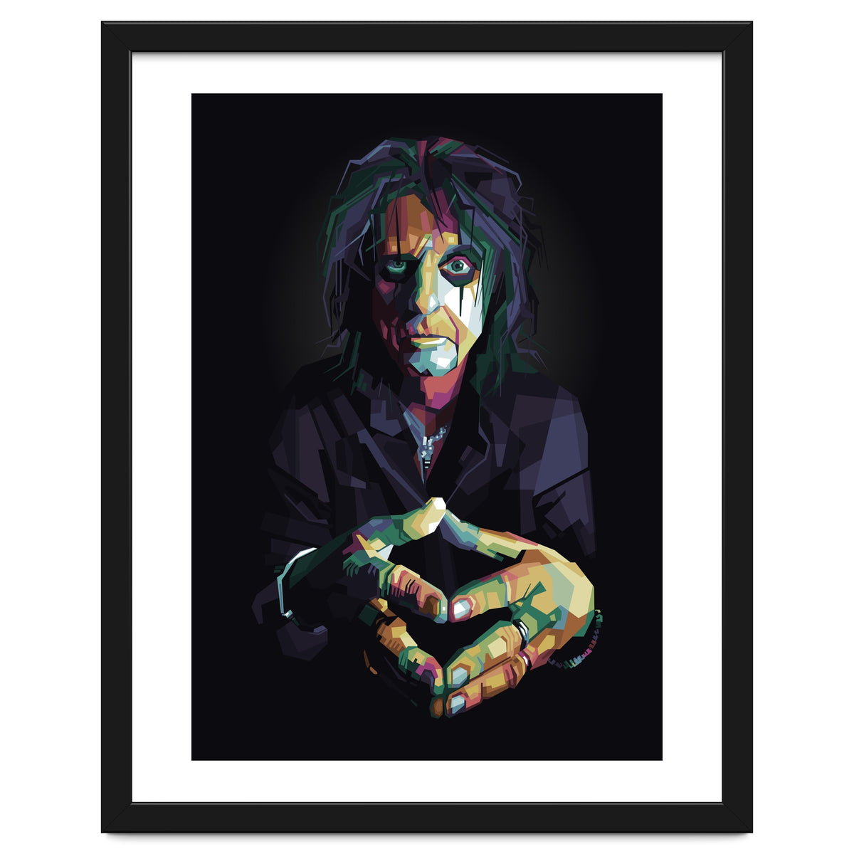 Alice Cooper Pop Art WPAP