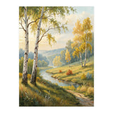 Golden Autumn Birch: A Riverside Walk (Print Only) thumbnail