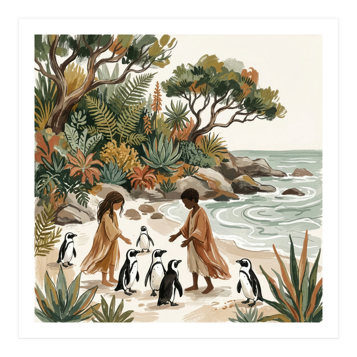 Oceanic Wildlife Friends (Print Only)