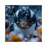 Close Up Of A Gentoo Penguin In The Snow (Print Only) thumbnail