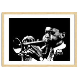 Don Cherry American Jazz Trumpeter in Grayscale thumbnail