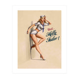 Hallo Sailor Pinup Girl (Print Only) thumbnail