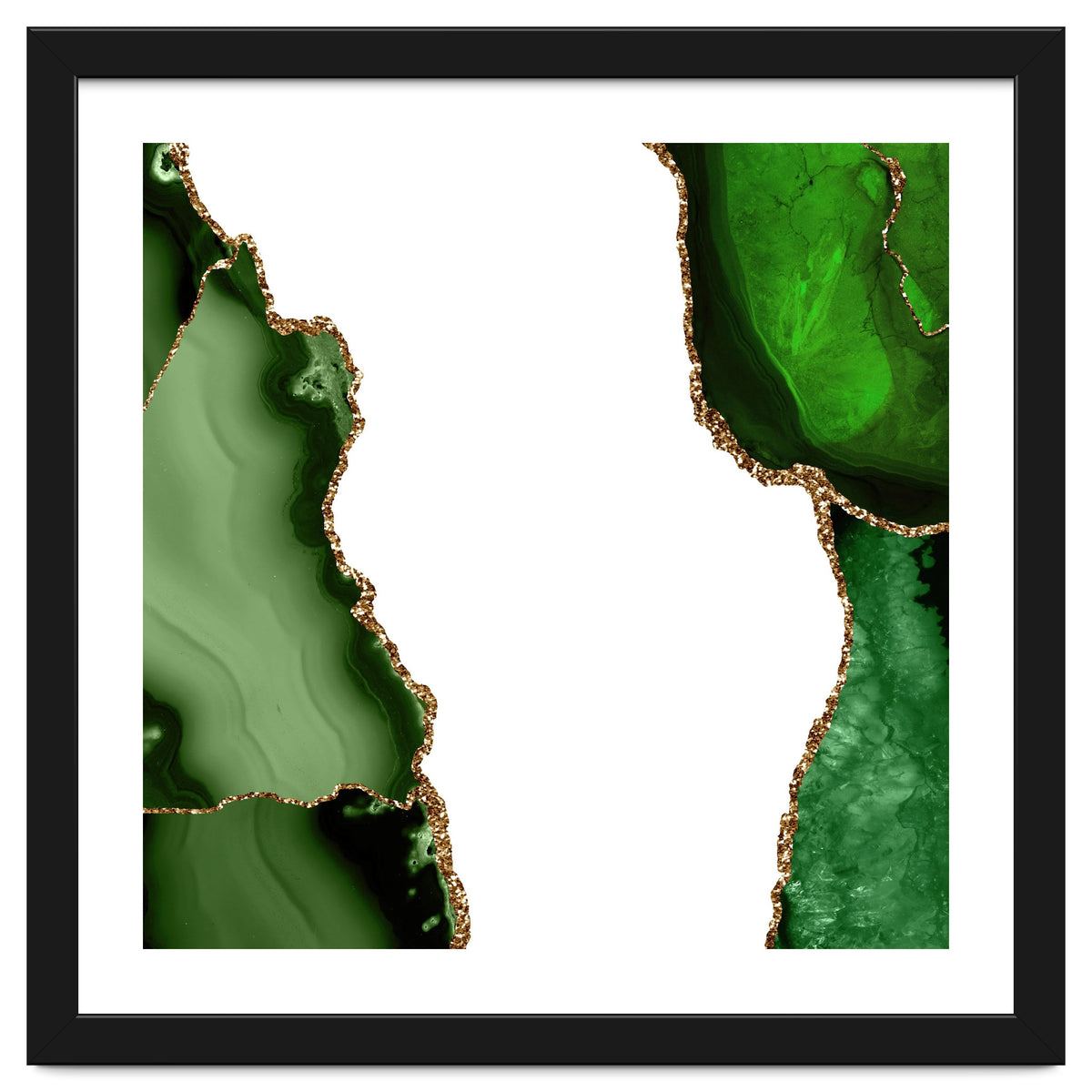 Green & Gold Agate Texture 21