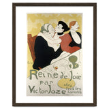 Henri de Toulouse-Lautrec: Poster for the novel Reine de joie, moeurs du demi-monde by Victor Joze. thumbnail