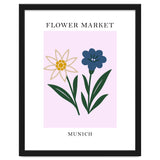Munich Flower Market - Minimalist Edelweiss Botanical Print thumbnail
