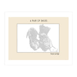 a pair of shoes (1886) – Vincent van Gogh(ascii art)  (Print Only) thumbnail