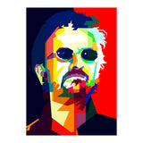 Ringo Starr The Beatles Music Art WPAP (Print Only) thumbnail