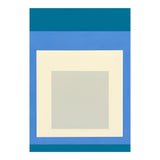 JOSEF ALBERS - HOMAGE TO THE SQUARE: BLUE WHITE GREY (Print Only) thumbnail
