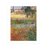 Vincent van Gogh – Flowering Garden – Classic Floral Masterpiece (Print Only) thumbnail