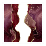 Burgundy & Gold Glitter Agate Texture 06 (Print Only) thumbnail