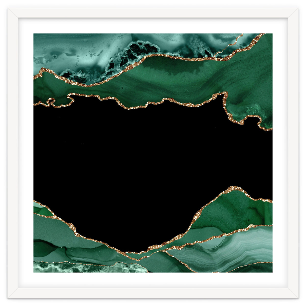 Emerald & Gold Agate Texture 03