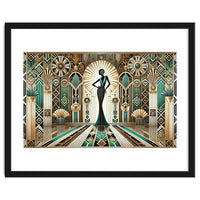 Art Deco Glamour Woman