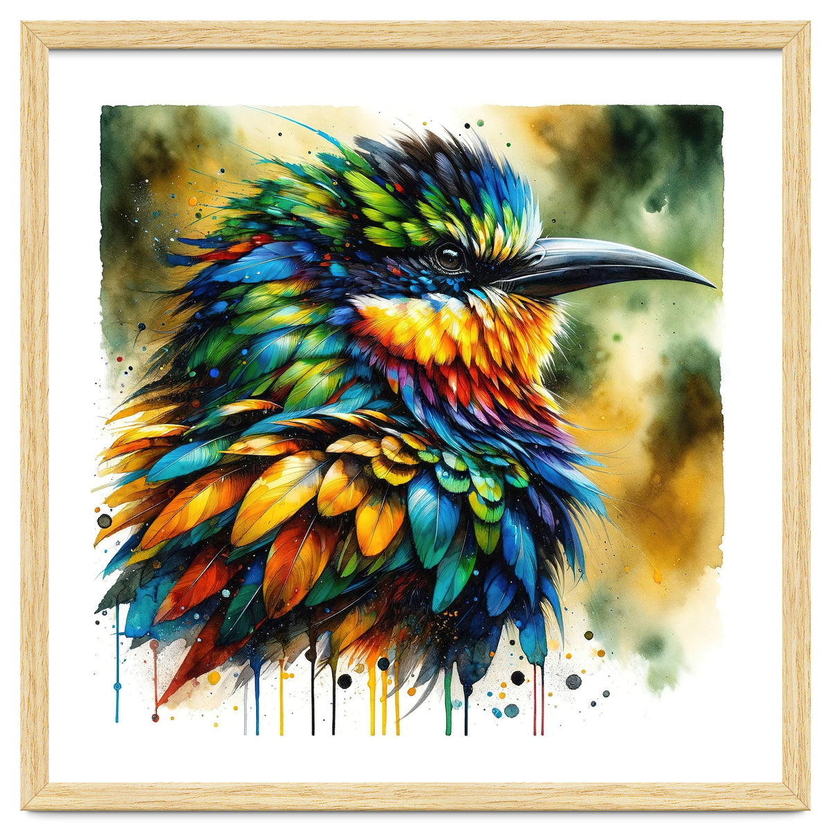 Vibrant Tropical Bird Portrait