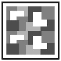 Grey Abstract Square Tiles