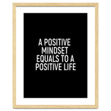 A positive mindset equals to a positive life thumbnail