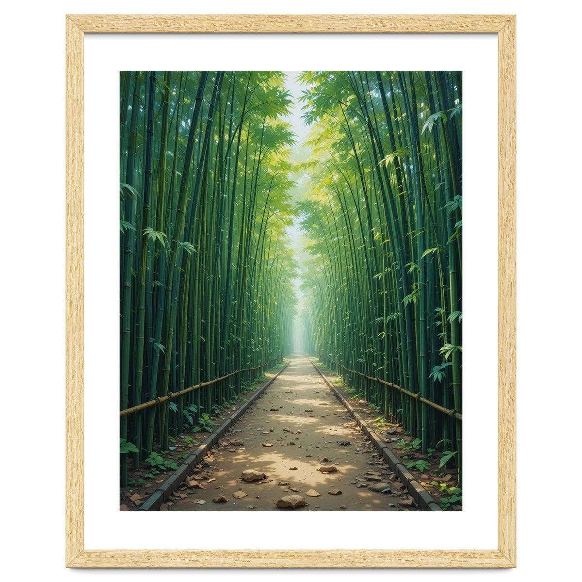 The Emerald Path: A Sun-Drenched Journey