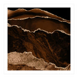 Brown & Gold Agate Texture 02 (Print Only) thumbnail