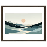 Serene Horizon: Minimalist Organic Landscape thumbnail