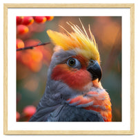 Close Up Portrait Of A Cockatiel Bird
