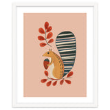 Squirrel In A Pink Autumn thumbnail