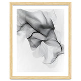 Abstract Black And White Flowing Lines Forming Organic Shapes And Forms thumbnail