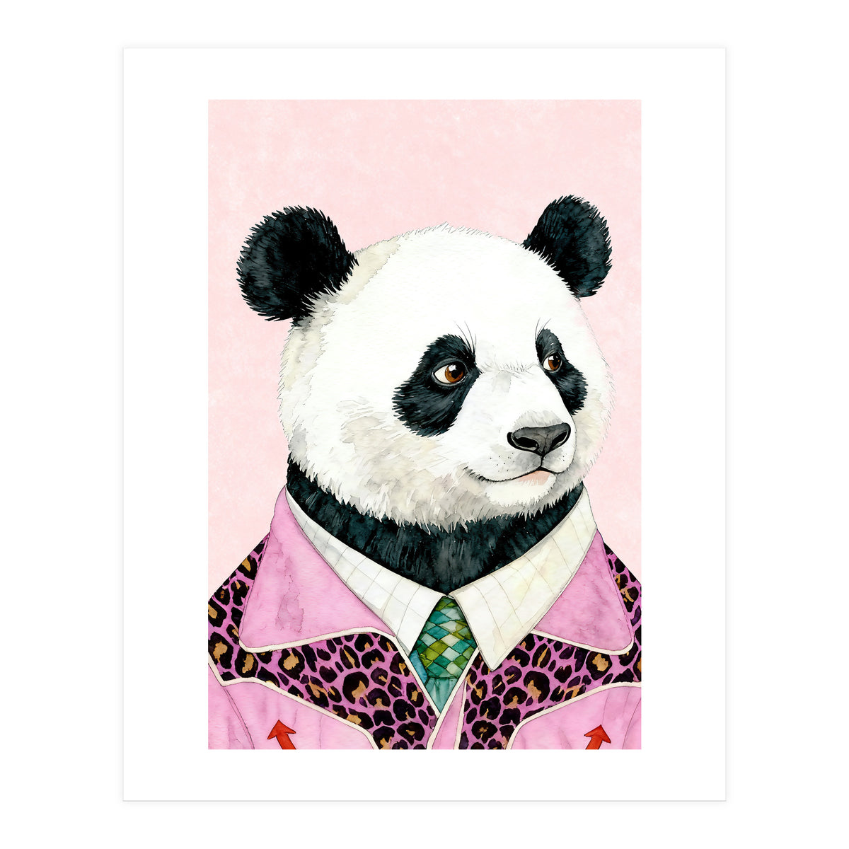 Panda Animal Fashion  (Print Only)