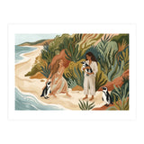 Penguin Friends By The Sea (Print Only) thumbnail