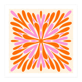 Symmetry Petals - pink and orange (Print Only) thumbnail