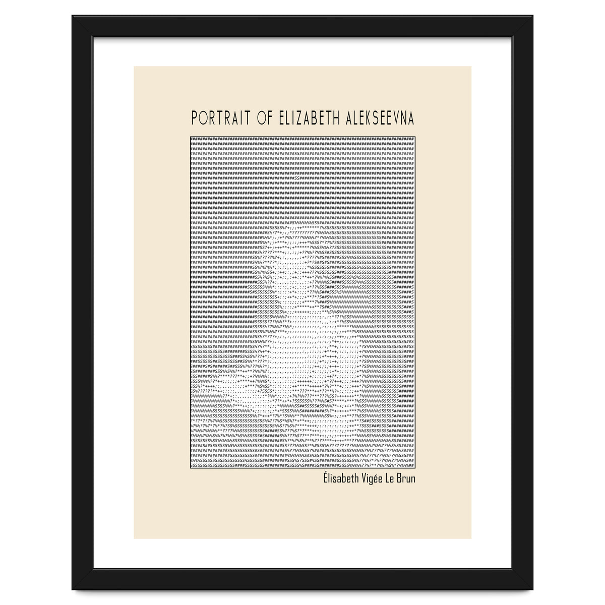 Portrait Of Elizabeth Alekseevna Wife Emperor Alexander I