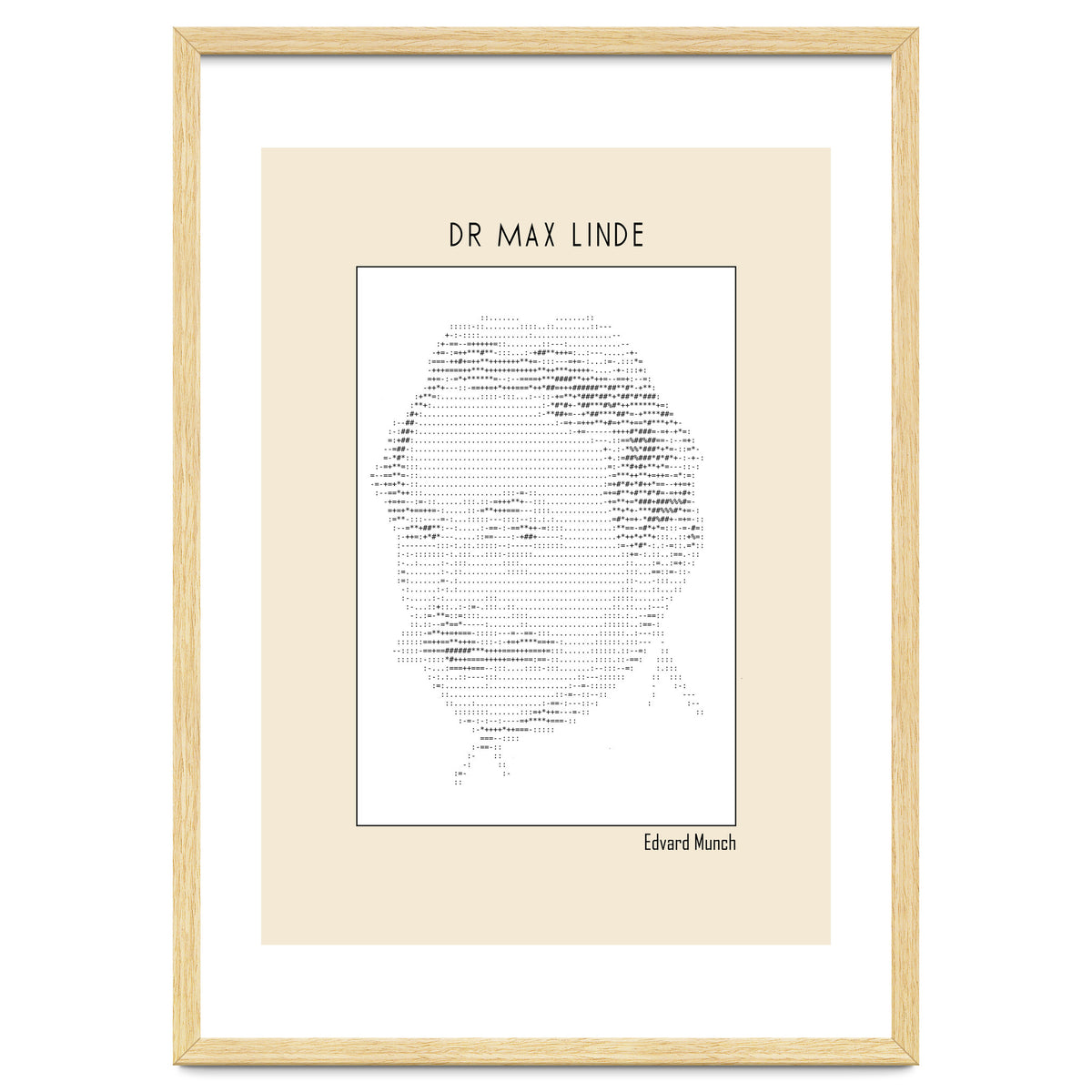 Dr Max Linde – Edvard Munch (ascii Art)