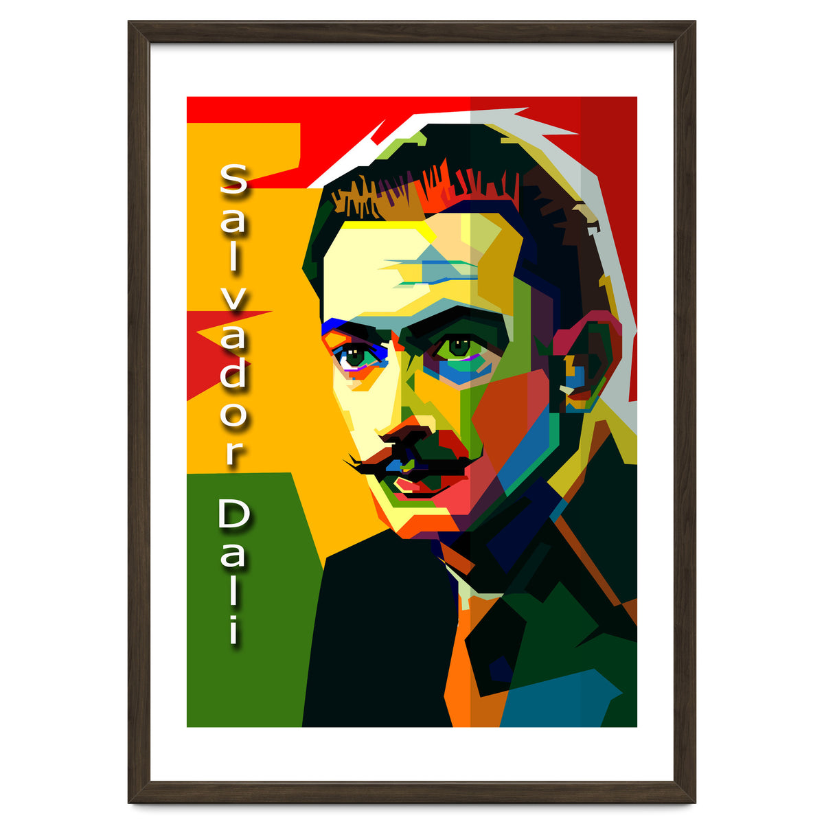 Salvador Dali Maestro Painting In Pop Art WPAP