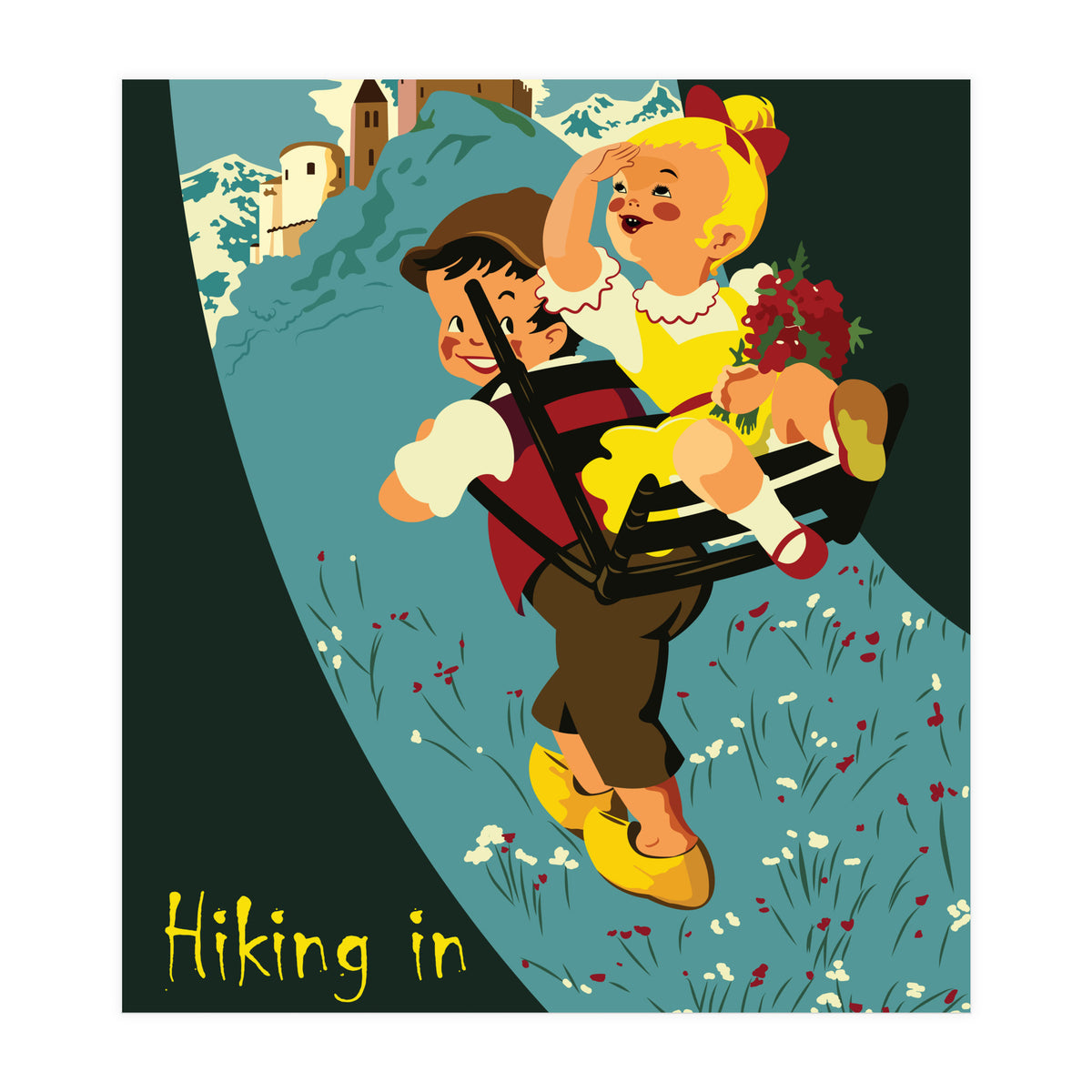 Hiking In Aosta Valley (Print Only)
