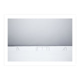Stair railing covered by snow (Print Only) thumbnail
