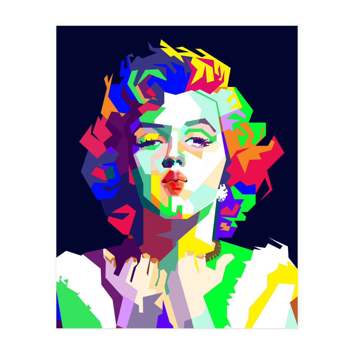 Marilyn Monroe Famous Actress Pop Art  (Print Only)