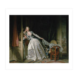 Jean-Honoré Fragonard – The Stolen Kiss | Elegant Rococo Romance & Secret Intimacy (Print Only) thumbnail