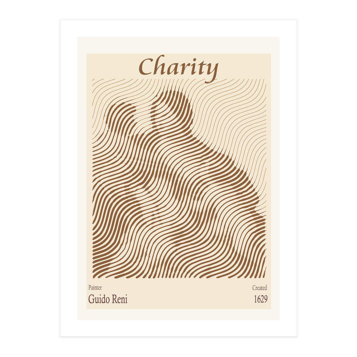 Charity (1629) – Guido Reni (italian, 1575 1642) (Print Only)