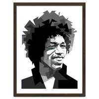 Jimi Hendrix Rock And Blues Music Black White