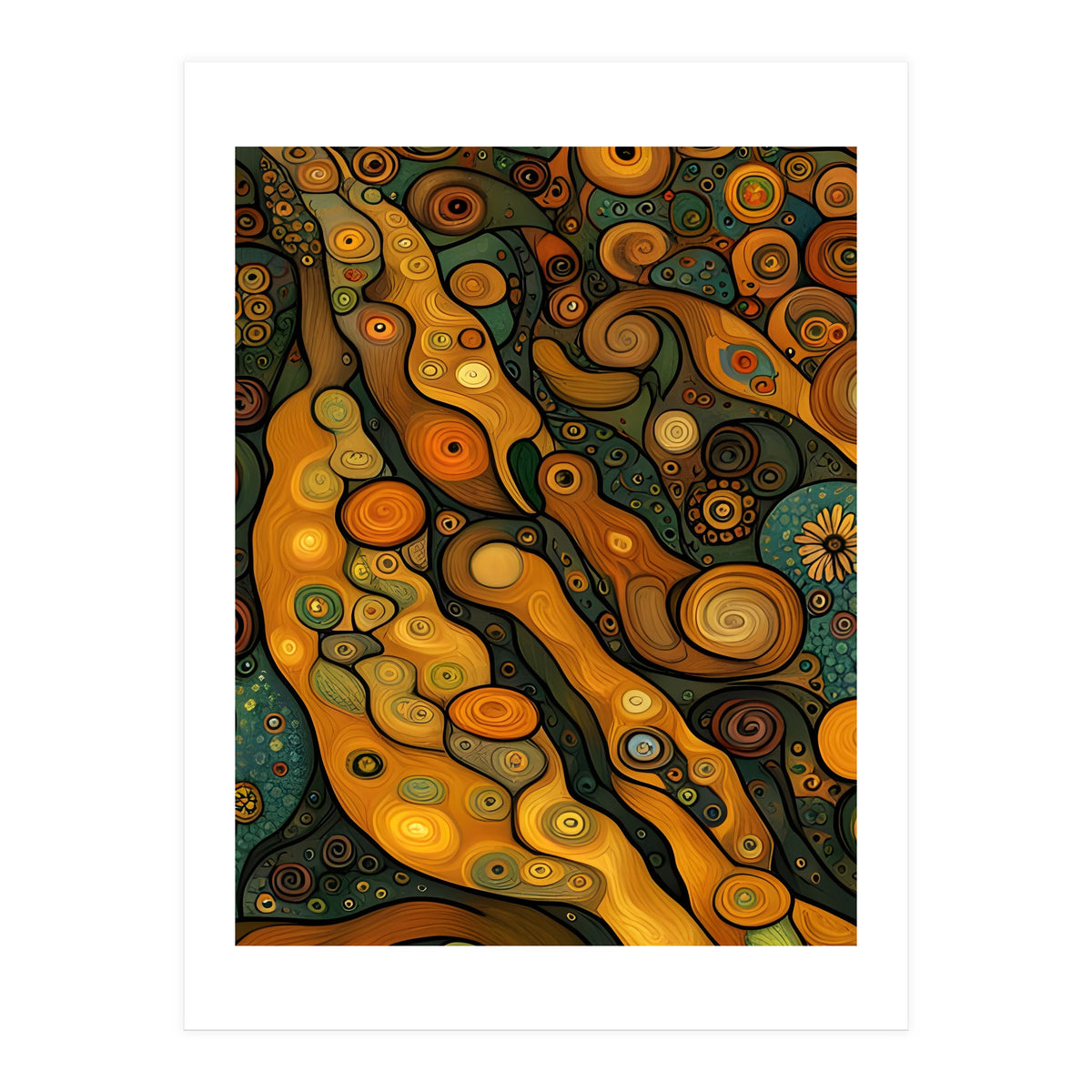 Artificial Masterworks - Klimt van Gogh (Print Only)