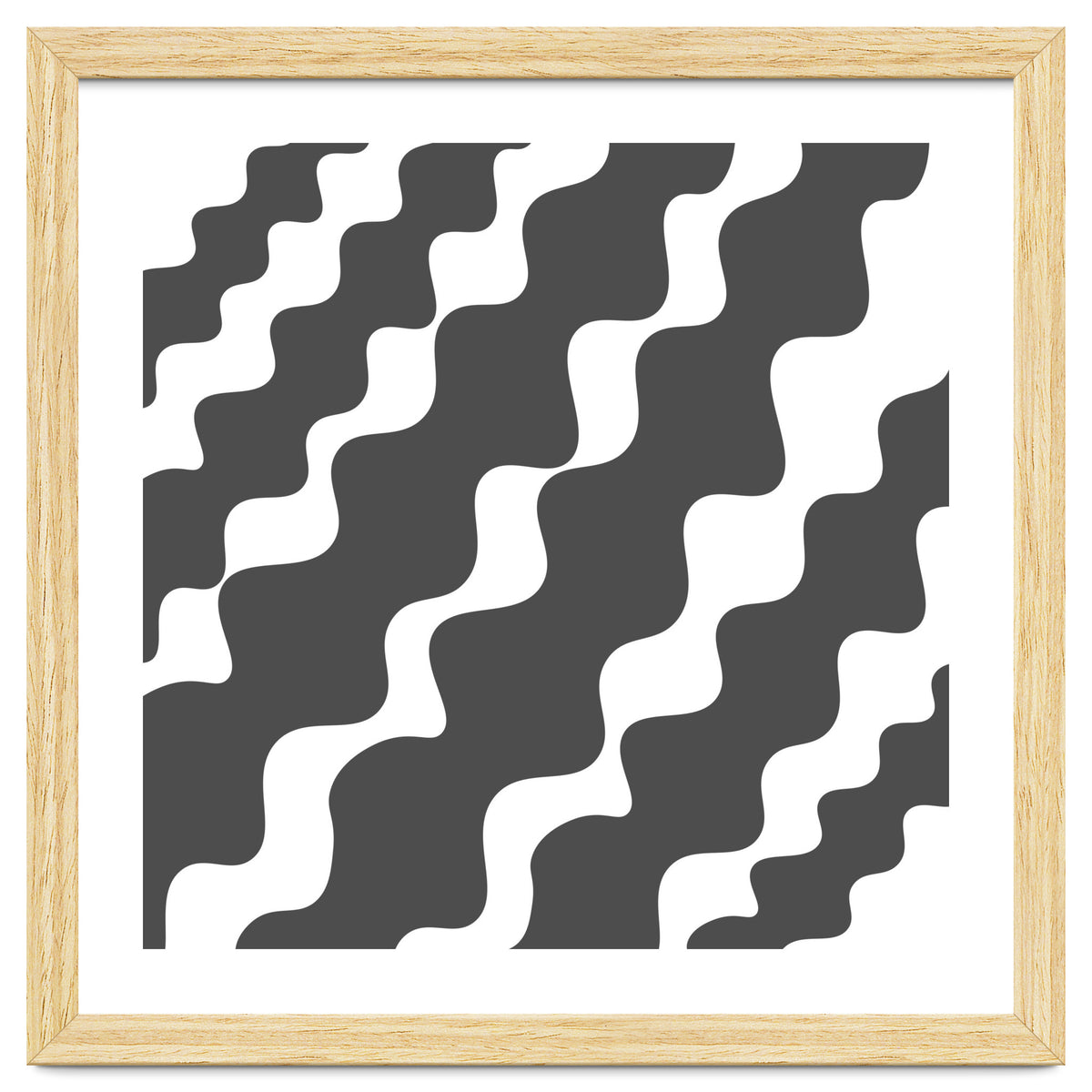 Grey Wavy Pattern