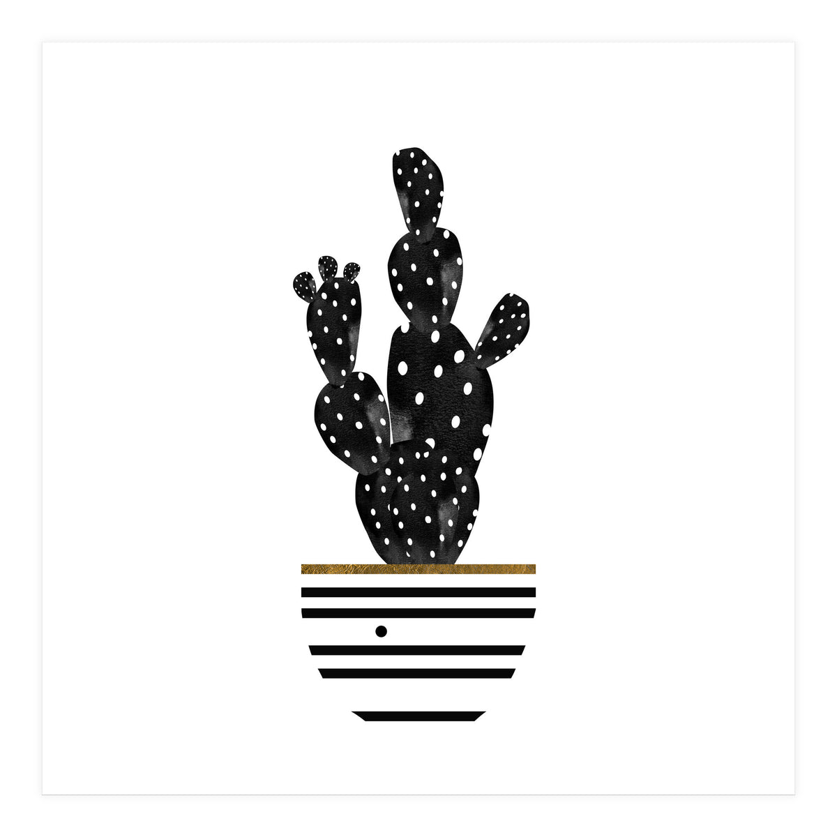 Black Cactus (Print Only)